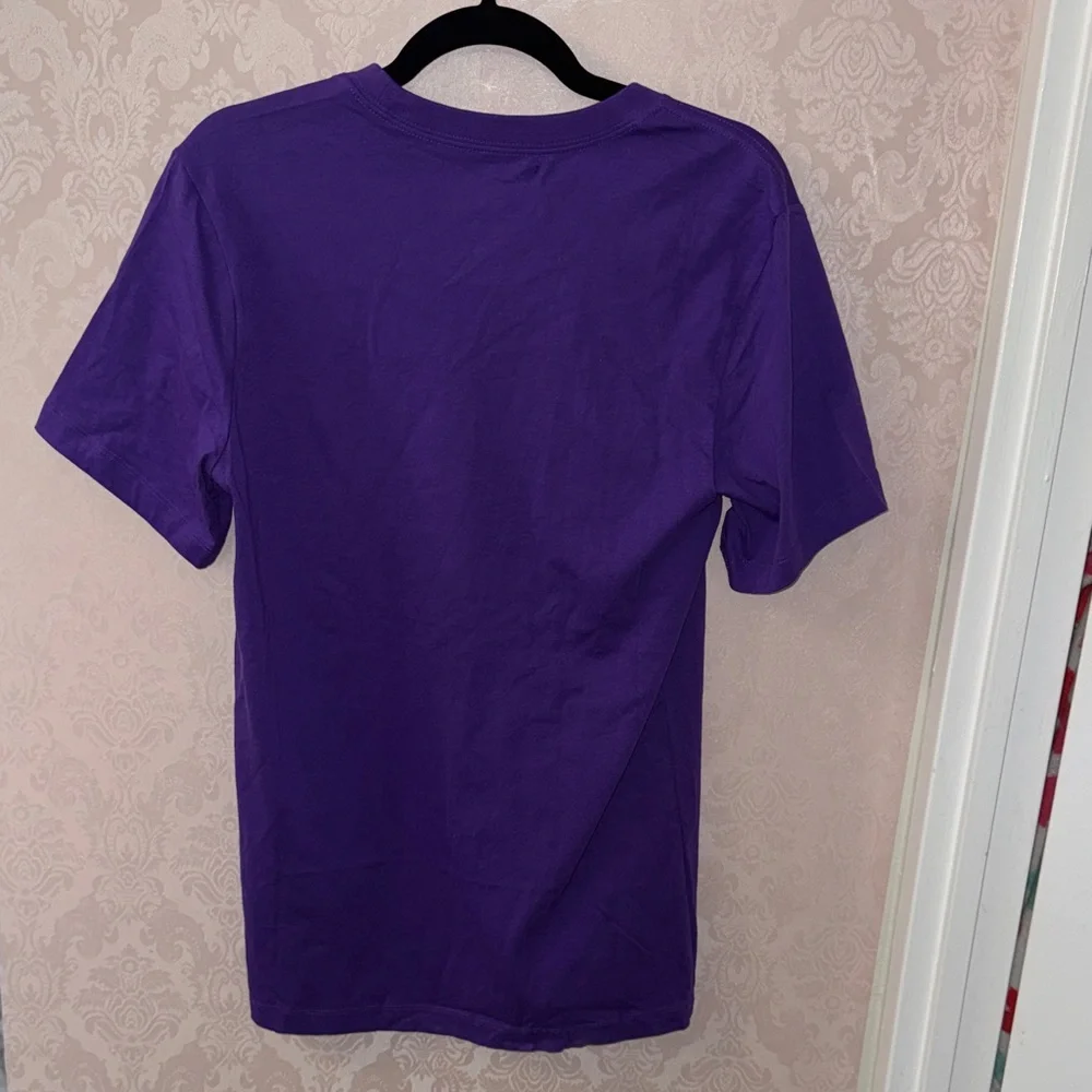 Nike Men's Short Sleeve Tee in Bold Purple - Picture 5 of 8